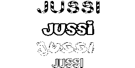 Coloriage Jussi
