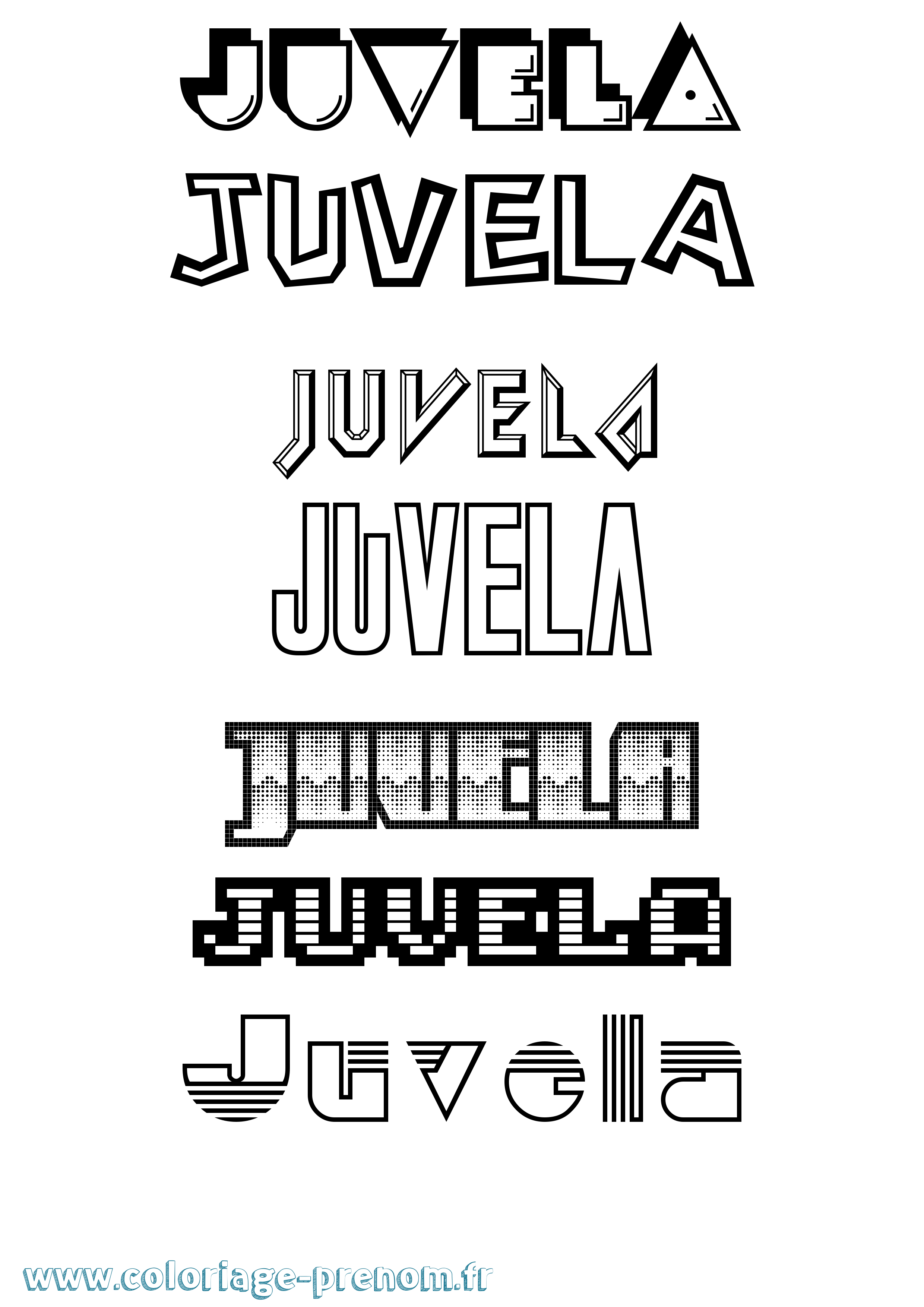 Coloriage Juvela Jeux Vidéos Coloriage prénom Juvela Jeux Vidéos
