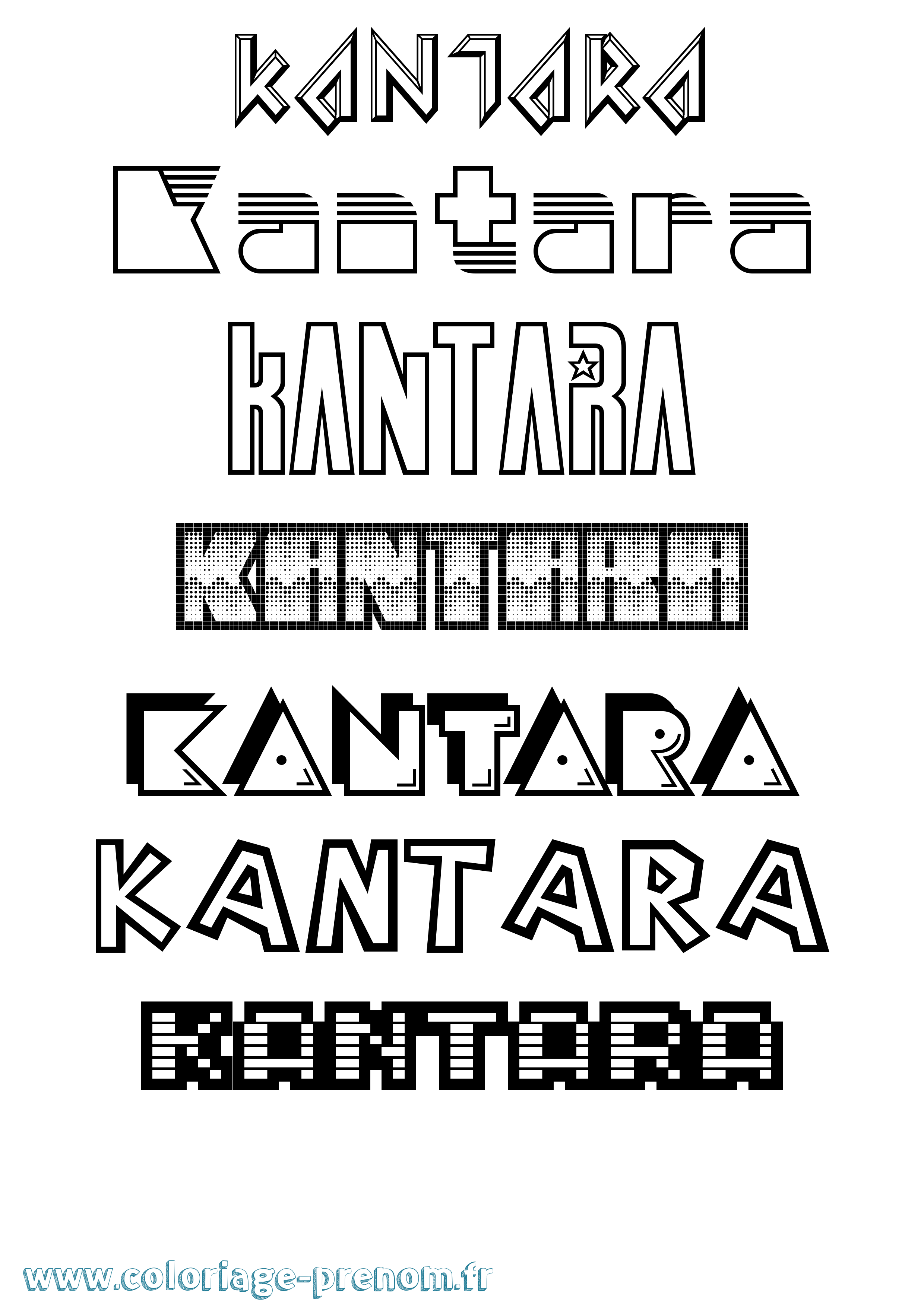 Coloriage Kantara Jeux Vidéos Coloriage prénom Kantara Jeux Vidéos