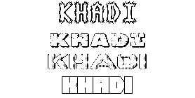 Coloriage Khadi
