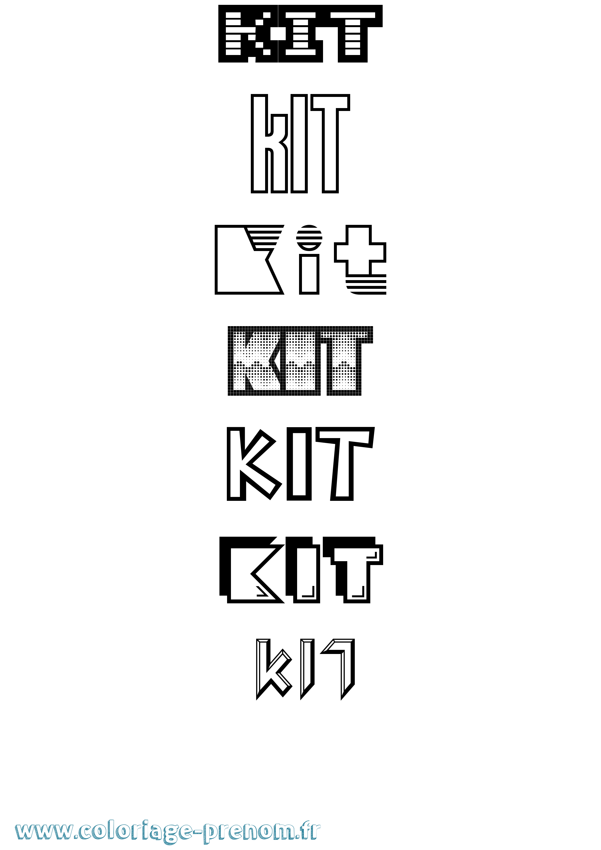 Coloriage Kit Jeux Vidéos Coloriage prénom Kit Jeux Vidéos