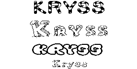 Coloriage Kryss