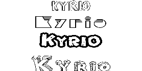 Coloriage Kyrio