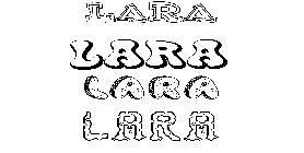 Coloriage Lara