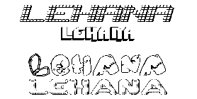 Coloriage Lehana