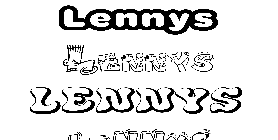 Coloriage Lennys