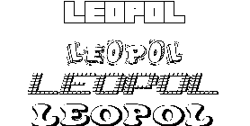 Coloriage Leopol