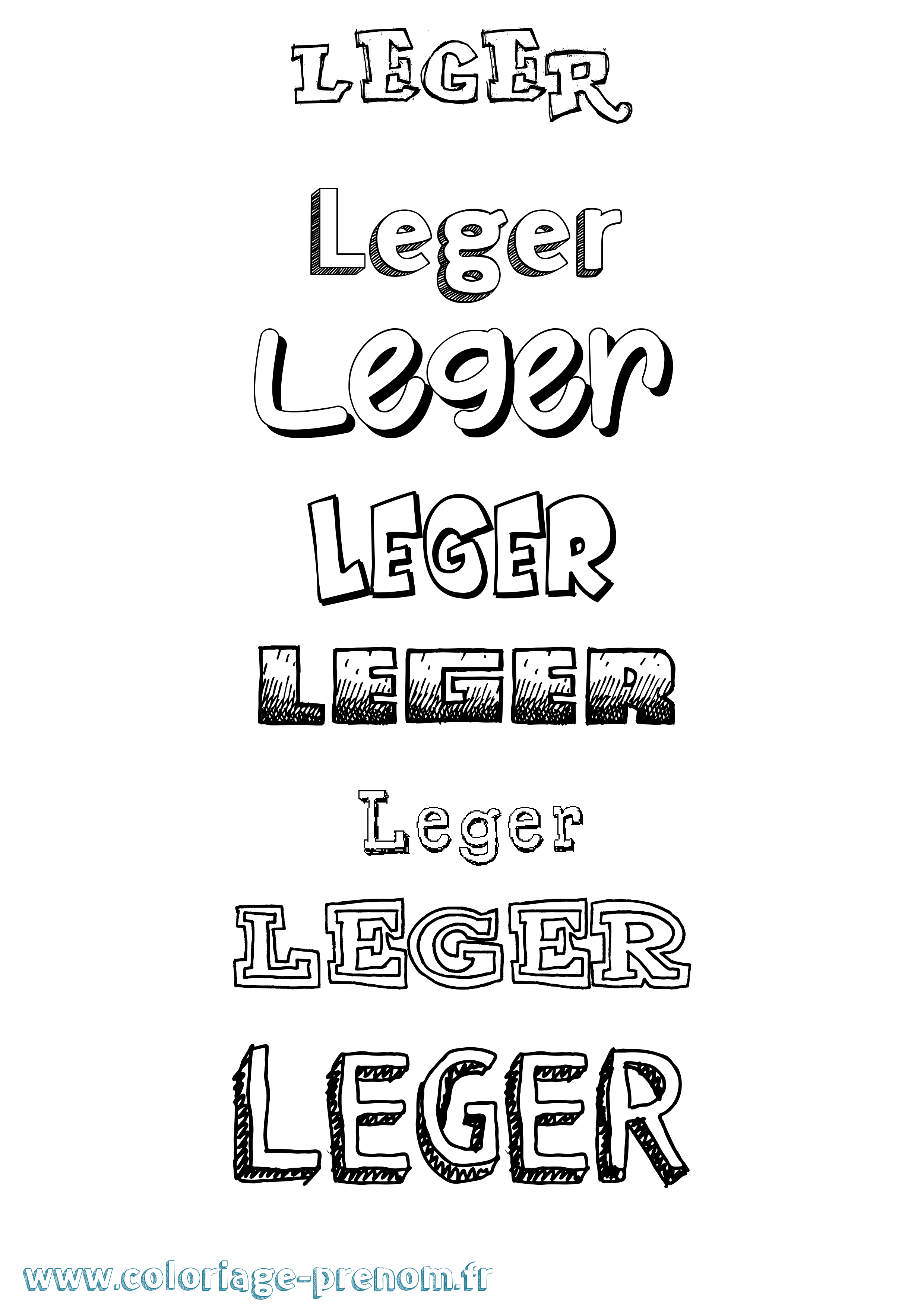 Coloriage Leger Dessiné Coloriage prénom Leger Dessiné