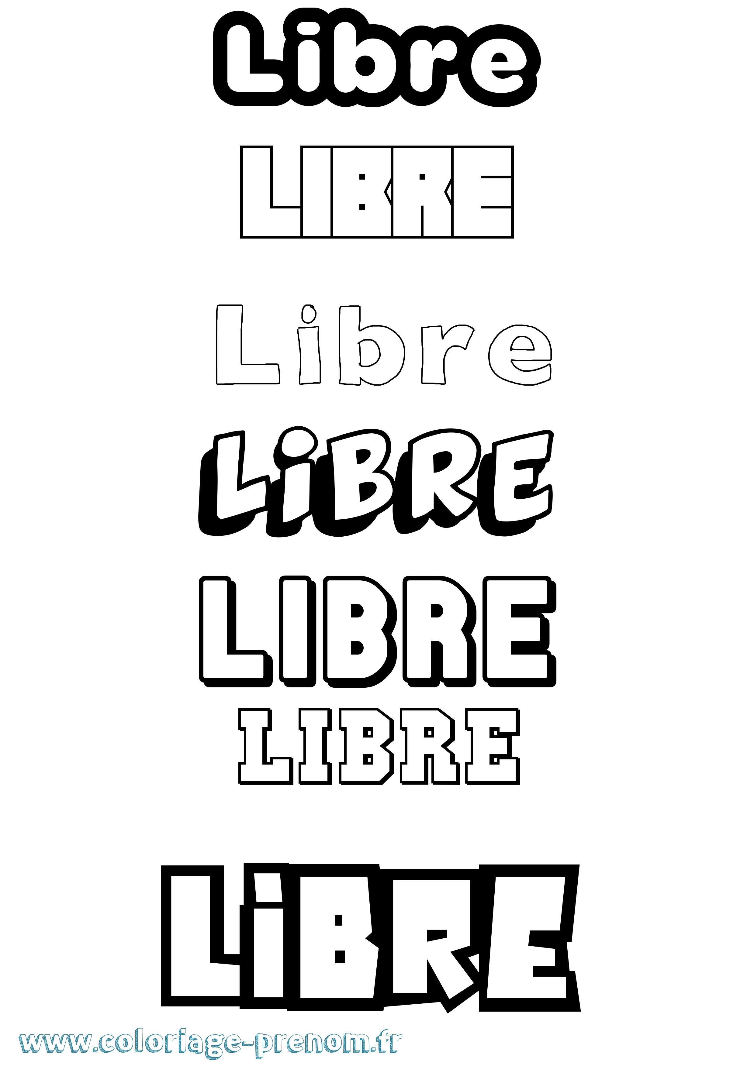 Coloriage Libre Simple Coloriage prénom Libre Simple