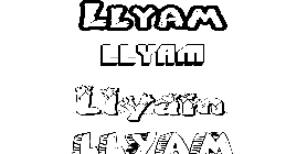 Coloriage Llyam