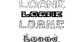 Coloriage Loane