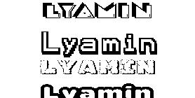 Coloriage Lyamin