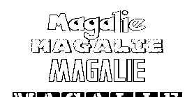 Coloriage Magalie