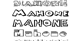 Coloriage Mahone