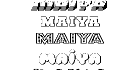 Coloriage Maiya