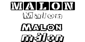 Coloriage Malon