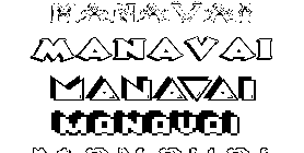 Coloriage Manavai