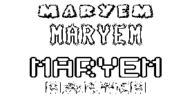 Coloriage Maryem
