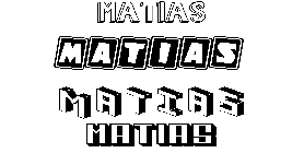 Coloriage Matias