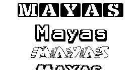 Coloriage Mayas