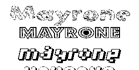 Coloriage Mayrone