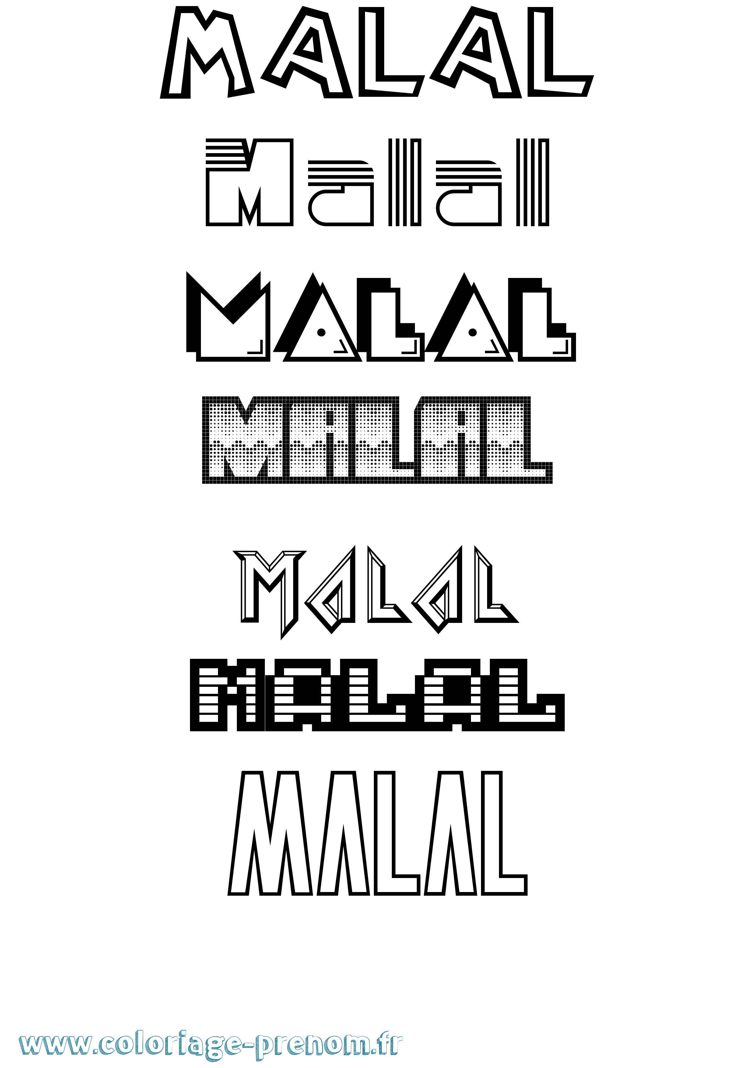 Coloriage Malal Jeux Vidéos Coloriage prénom Malal Jeux Vidéos