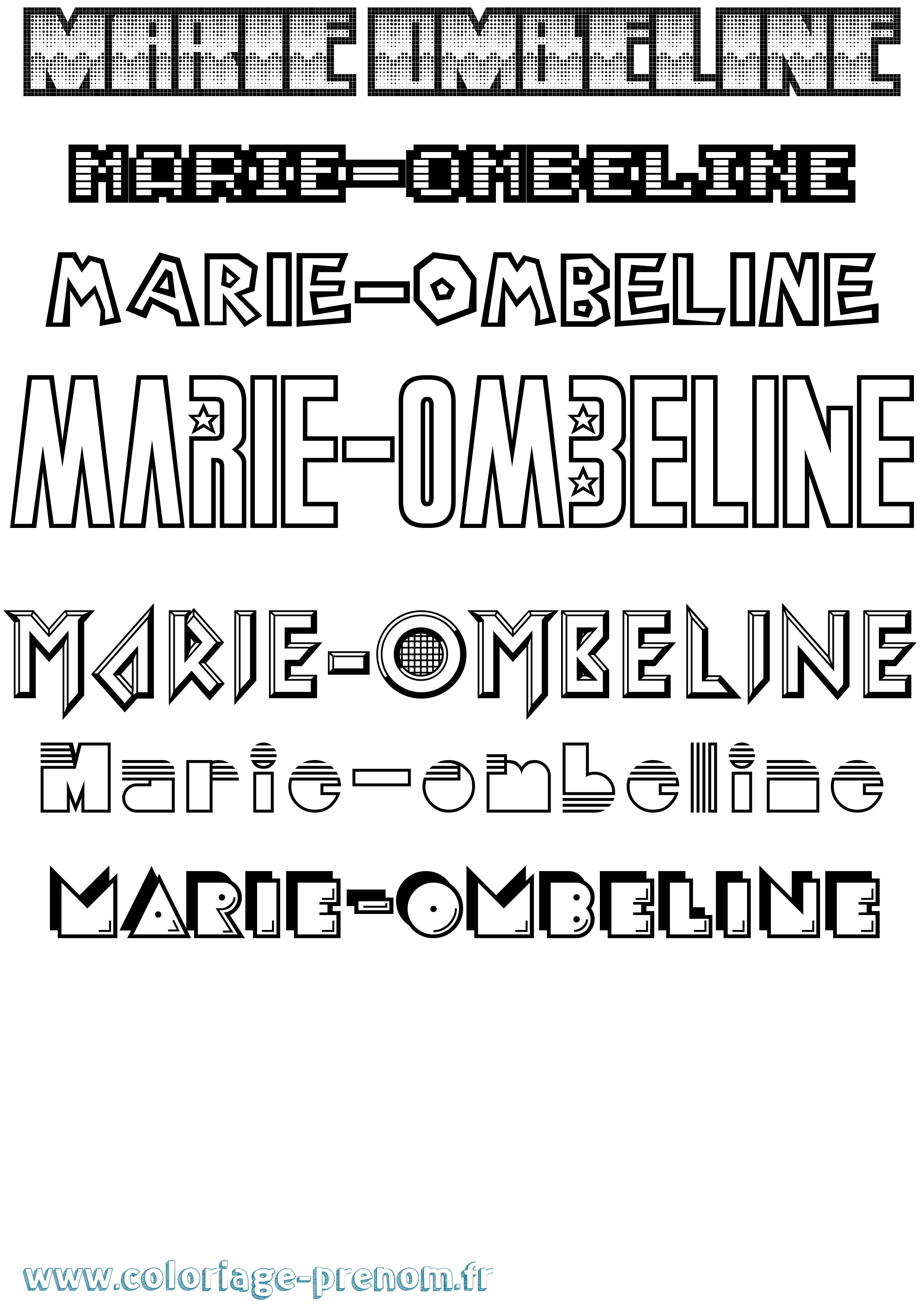 Coloriage Marie-Ombeline Jeux Vidéos Coloriage prénom Marie-Ombeline Jeux Vidéos