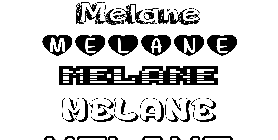 Coloriage Melane