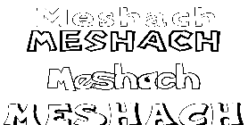 Coloriage Meshach
