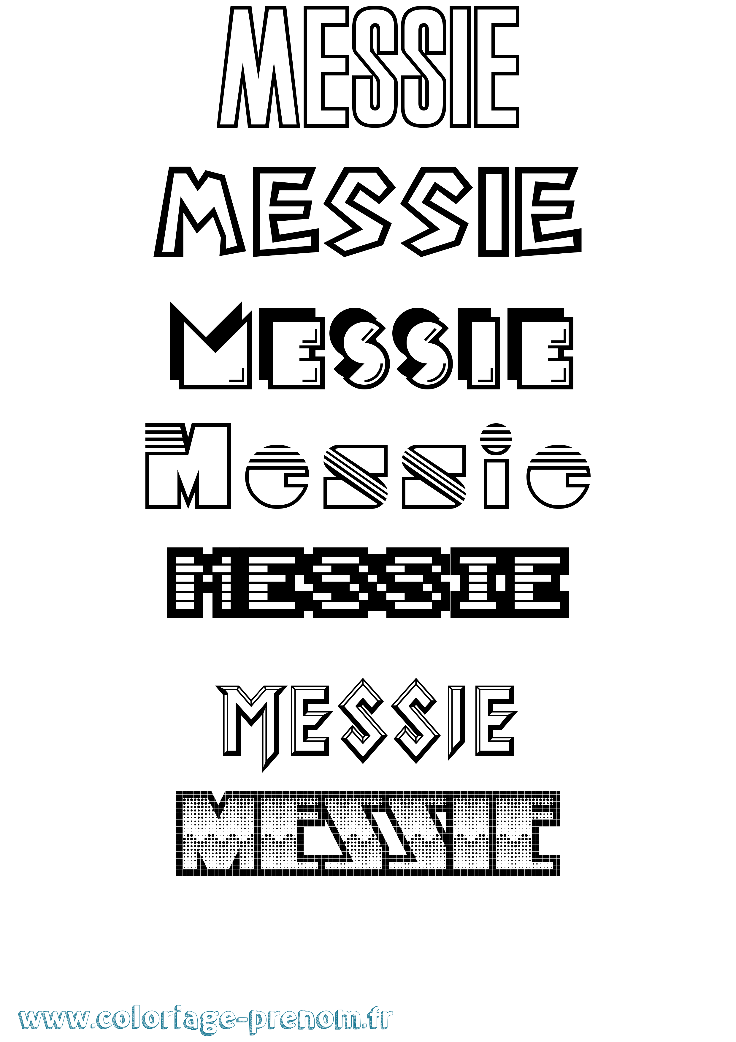 Coloriage Messie Jeux Vidéos Coloriage prénom Messie Jeux Vidéos