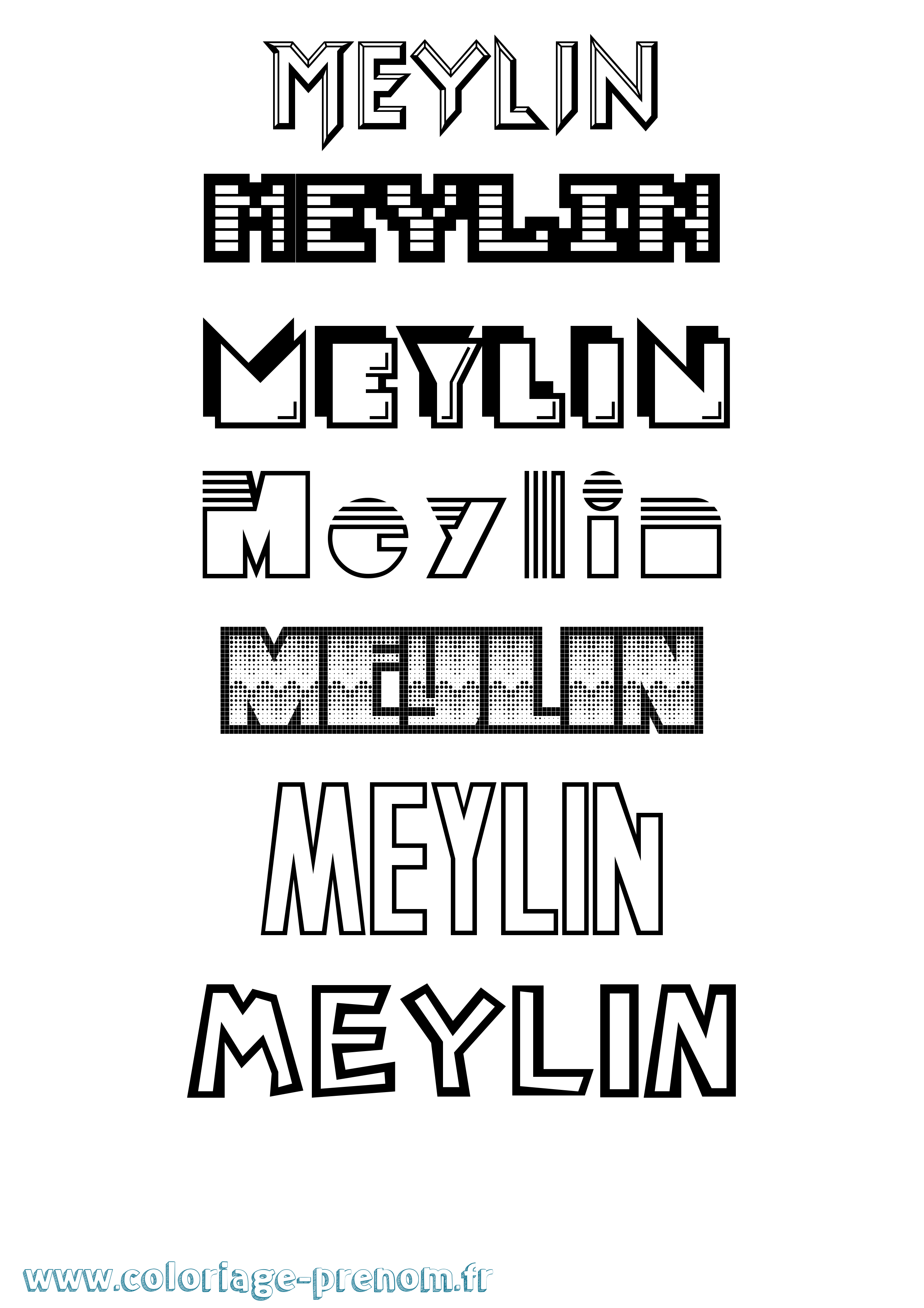 Coloriage Meylin Jeux Vidéos Coloriage prénom Meylin Jeux Vidéos