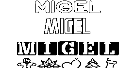Coloriage Migel