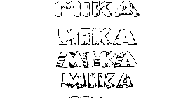 Coloriage Mika