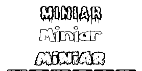 Coloriage Miniar