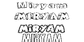 Coloriage Miryam