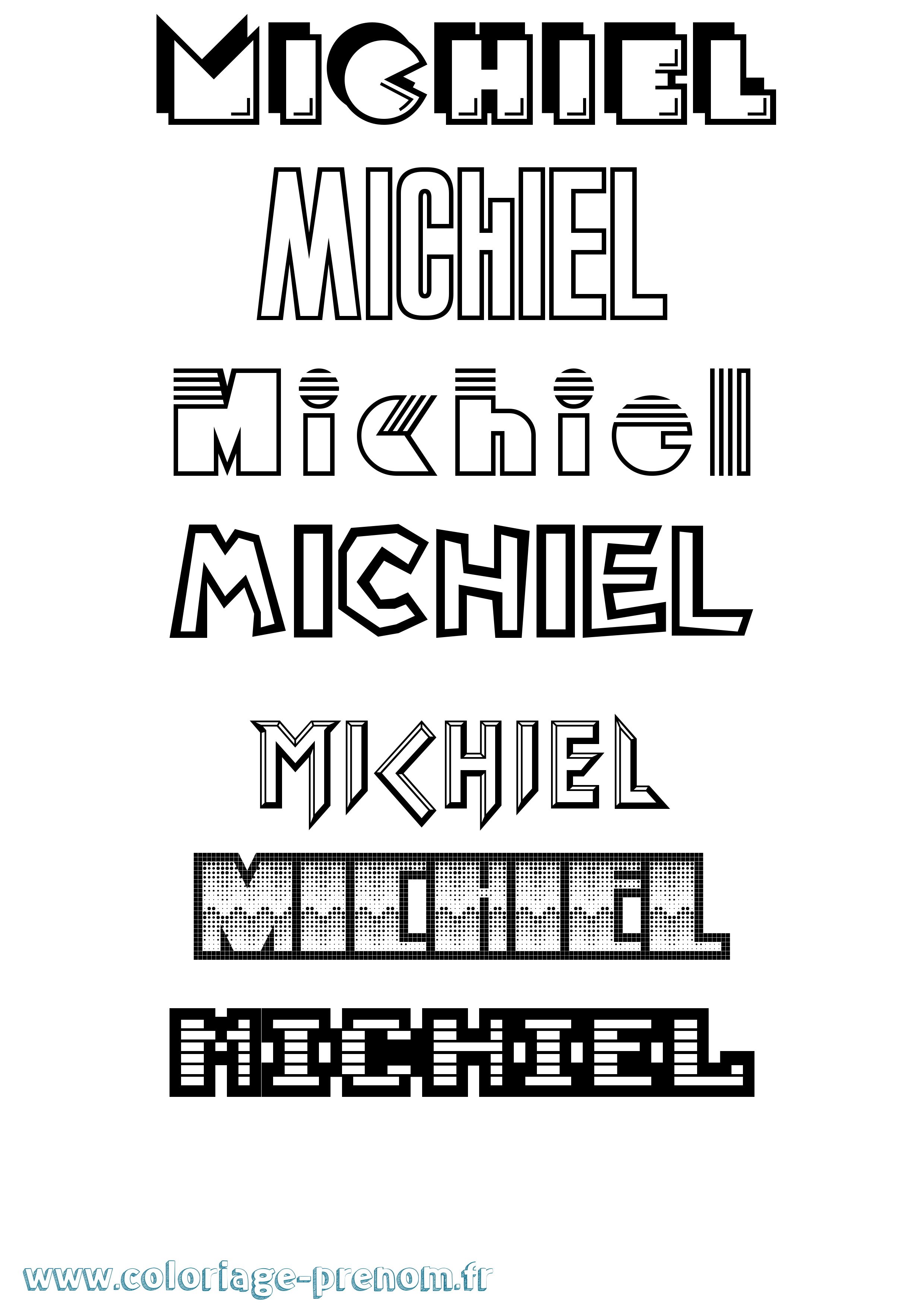 Coloriage Michiel Jeux Vidéos Coloriage prénom Michiel Jeux Vidéos