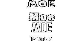 Coloriage Moe