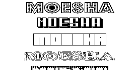 Coloriage Moesha