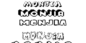 Coloriage Monjia