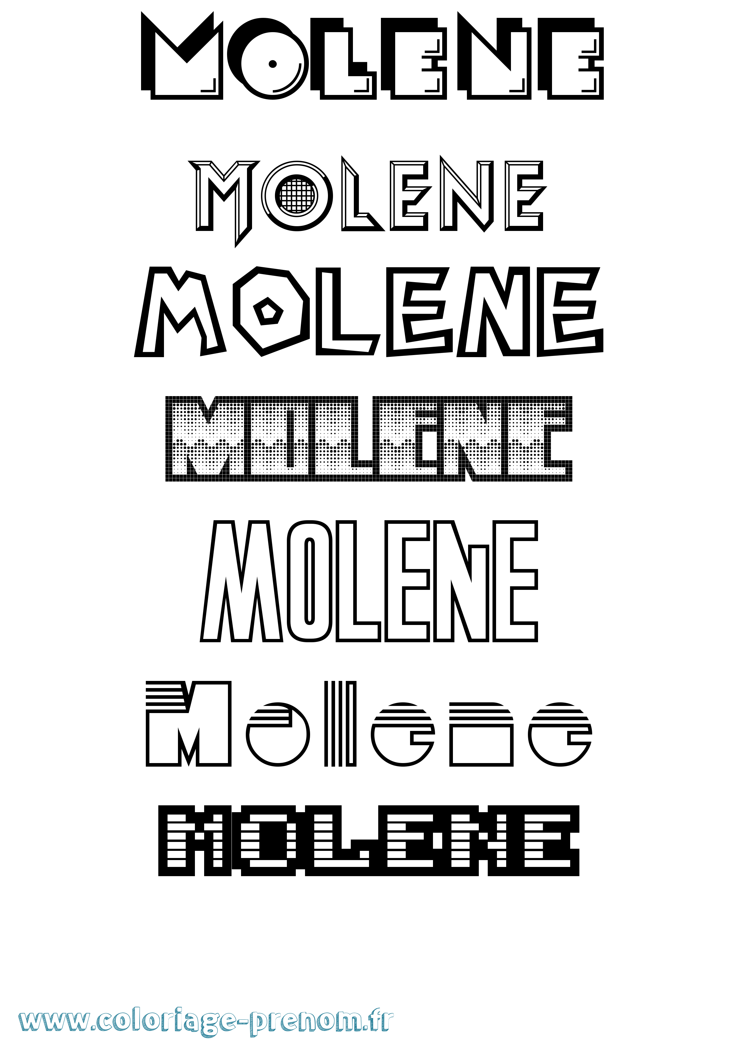 Coloriage Molene Jeux Vidéos Coloriage prénom Molene Jeux Vidéos