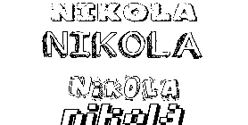 Coloriage Nikola