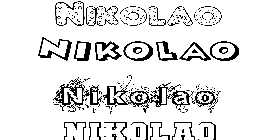 Coloriage Nikolao