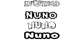 Coloriage Nuno