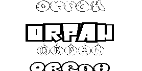 Coloriage Orpah