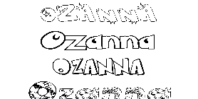Coloriage Ozanna