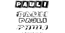 Coloriage Pauli