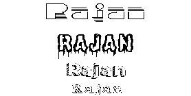 Coloriage Rajan