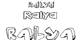 Coloriage Ralya