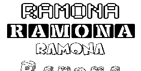 Coloriage Ramona