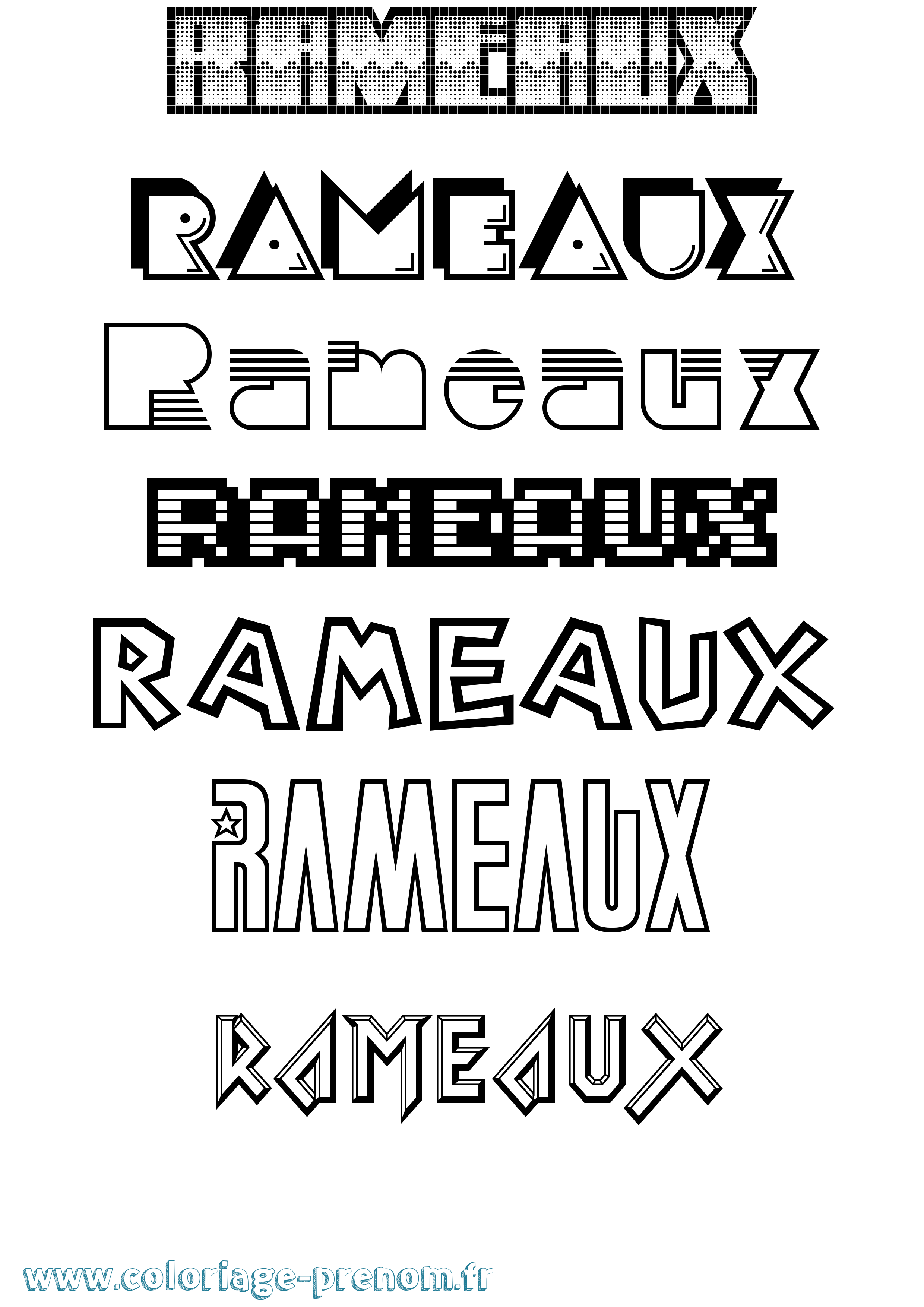 Coloriage Rameaux Jeux Vidéos Coloriage prénom Rameaux Jeux Vidéos